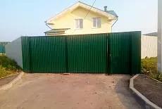 Ворота распашные из профлиста