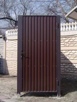 калитка из профлиста 