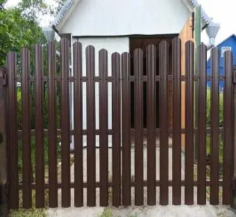 ворота из евроштакетника Иркутск